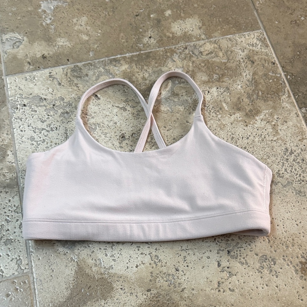 Athleta girl light Pink Sports Bra